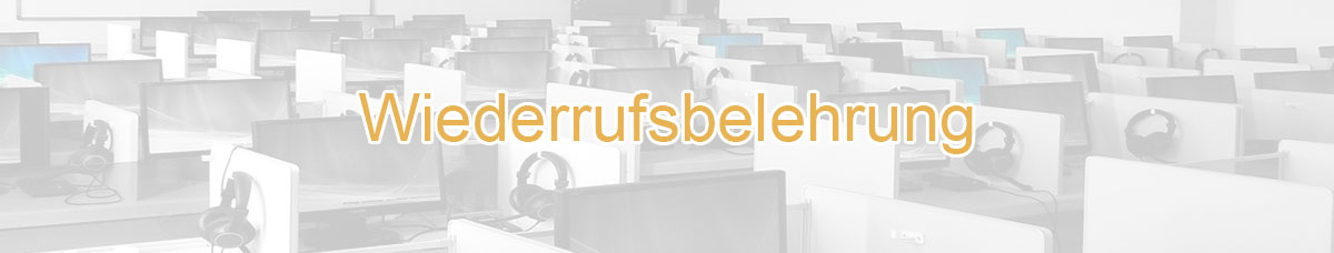 Wiederrufsbelehrung